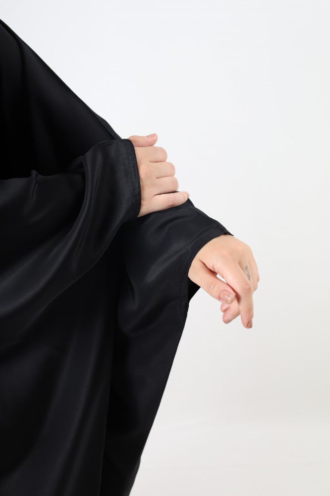 [11250] عباية بشت زمردة مفتوح