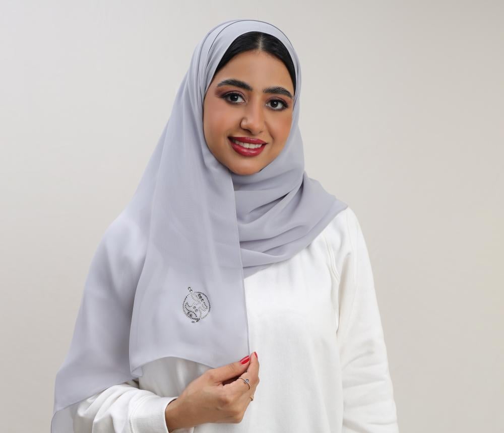 [289021] طرحة توقيع سوارفسكي اثيل