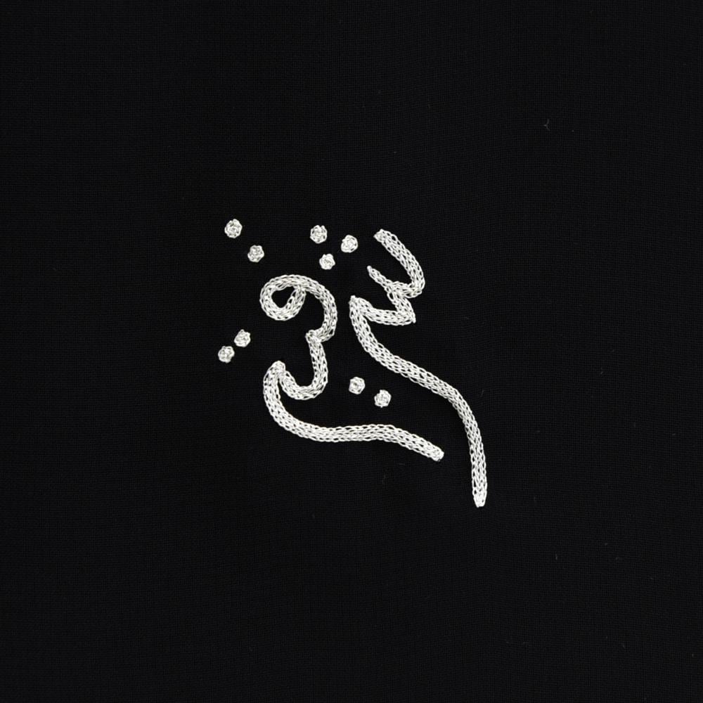 [28642-10] طرحة أمواج توقيع شرقية دعاء