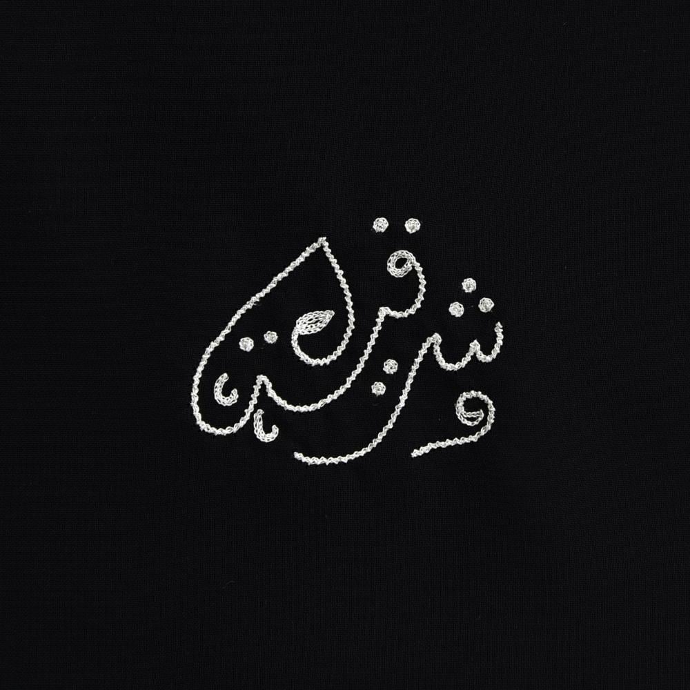 [28642-2] طرحة أمواج توقيع شرقية وتين