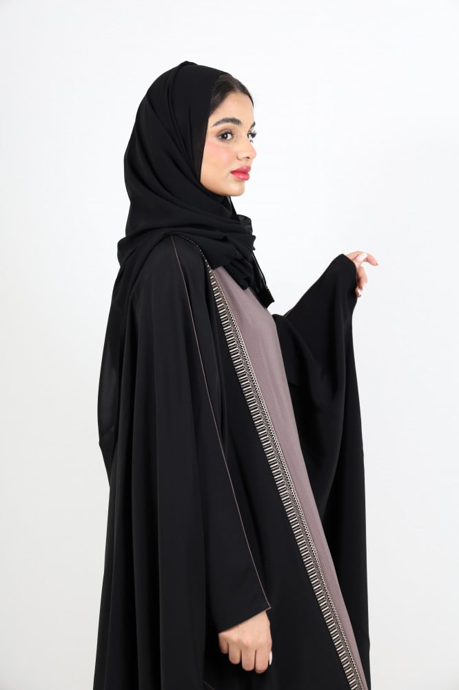 [53804] عباية مشلح رفيف لونين