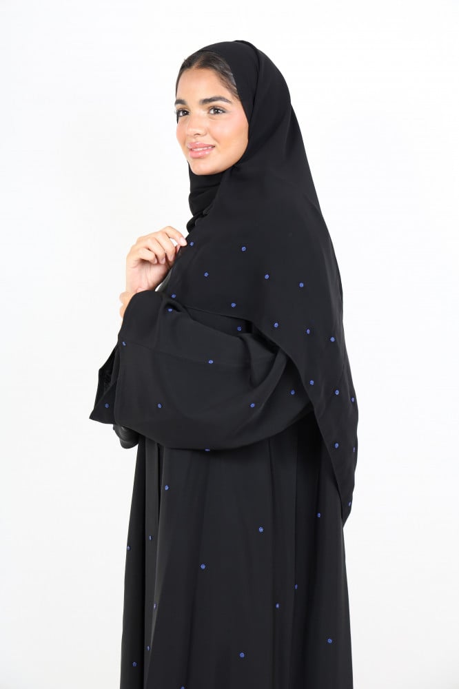 [50104] عباية صالونا مايا خرز منثر كامل العباية